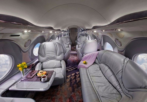 15 Incredible Luxury Jet Interiors