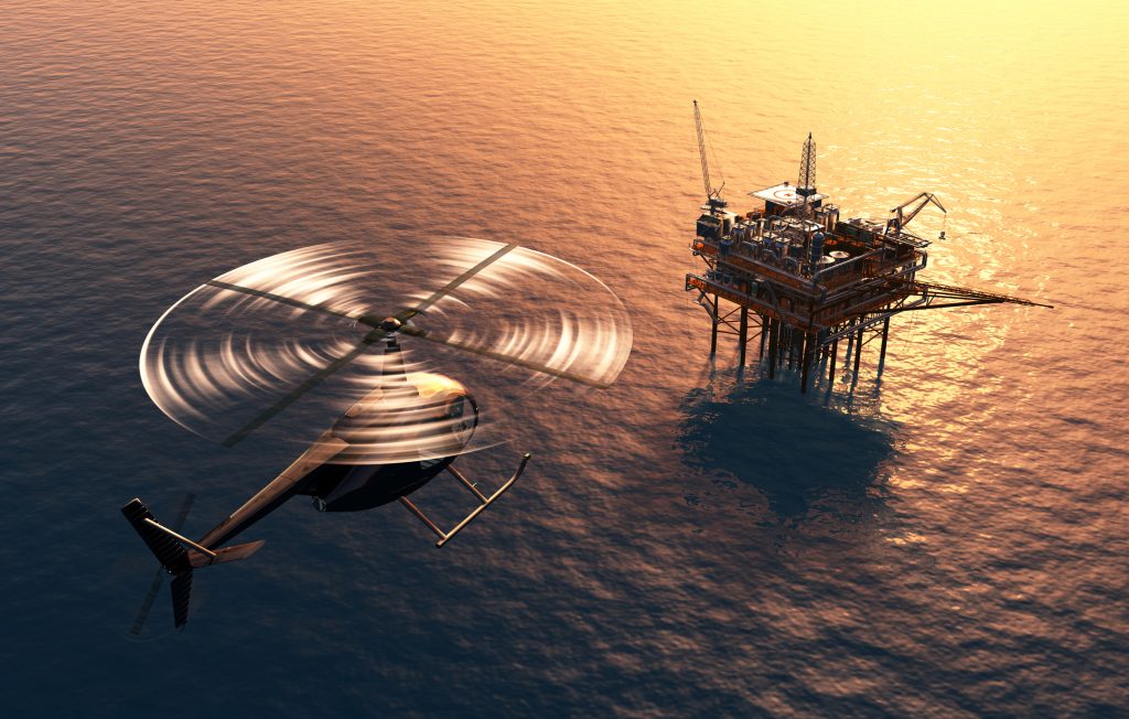 How important is air charter to the Oil and Gas Industry
