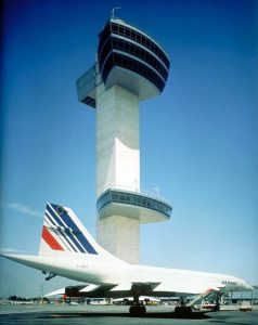 An image of JFK international airport tower in New York