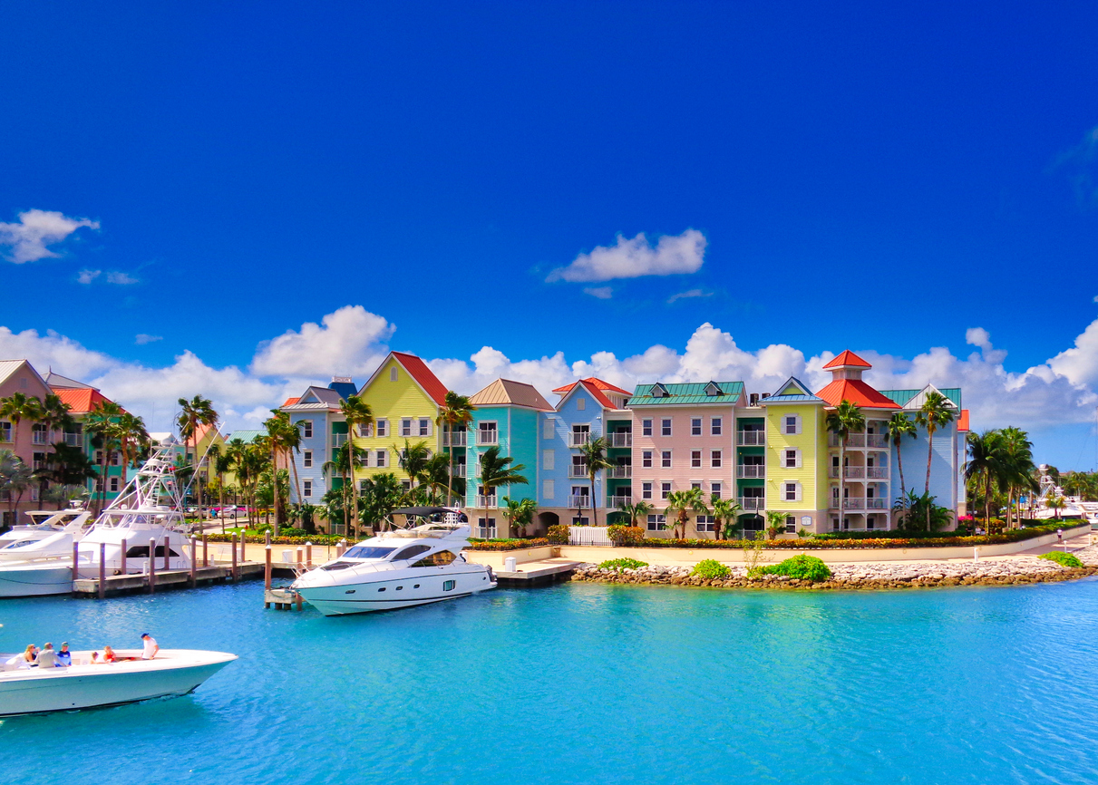 Image of Colourful Houses In Nassau