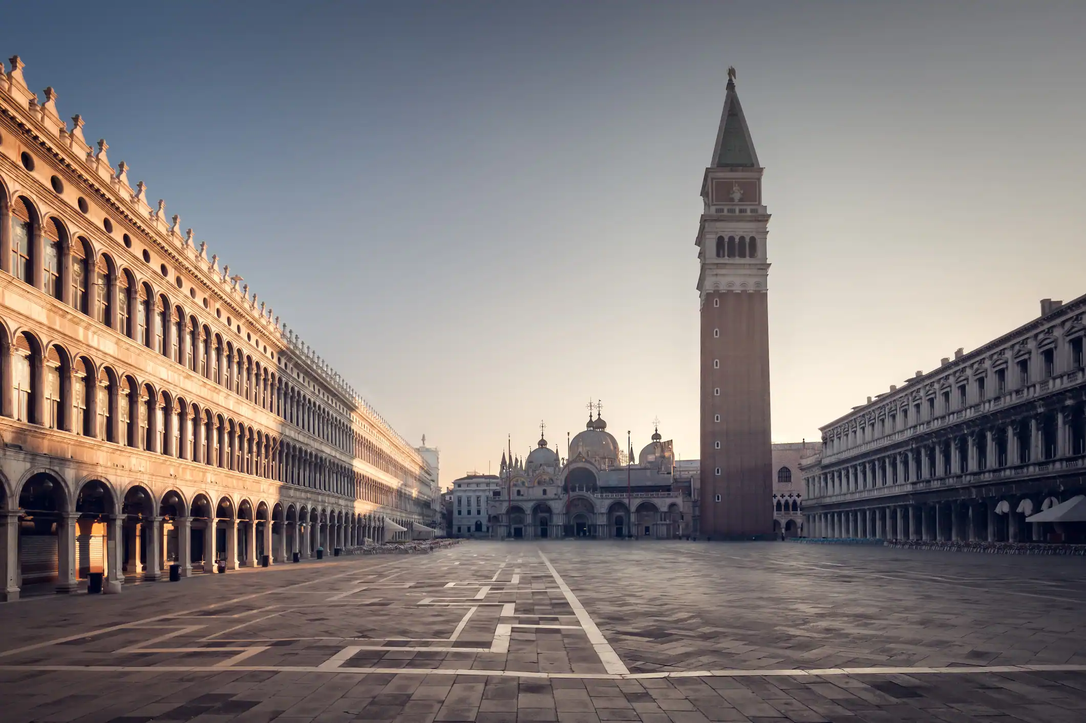 Image of Piazza San Marco And Campanile In Venice