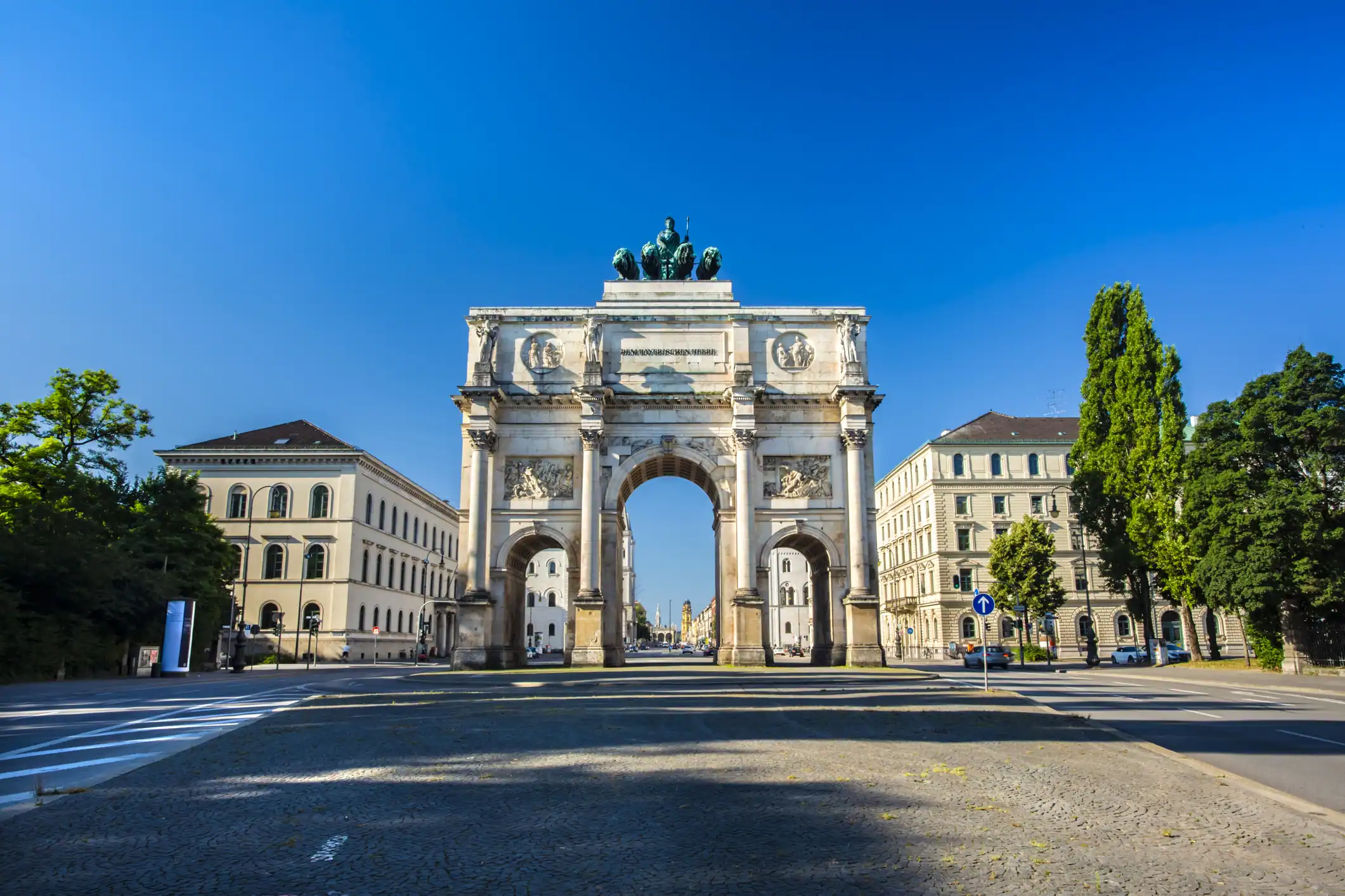 Image of Victory Gate In Munich