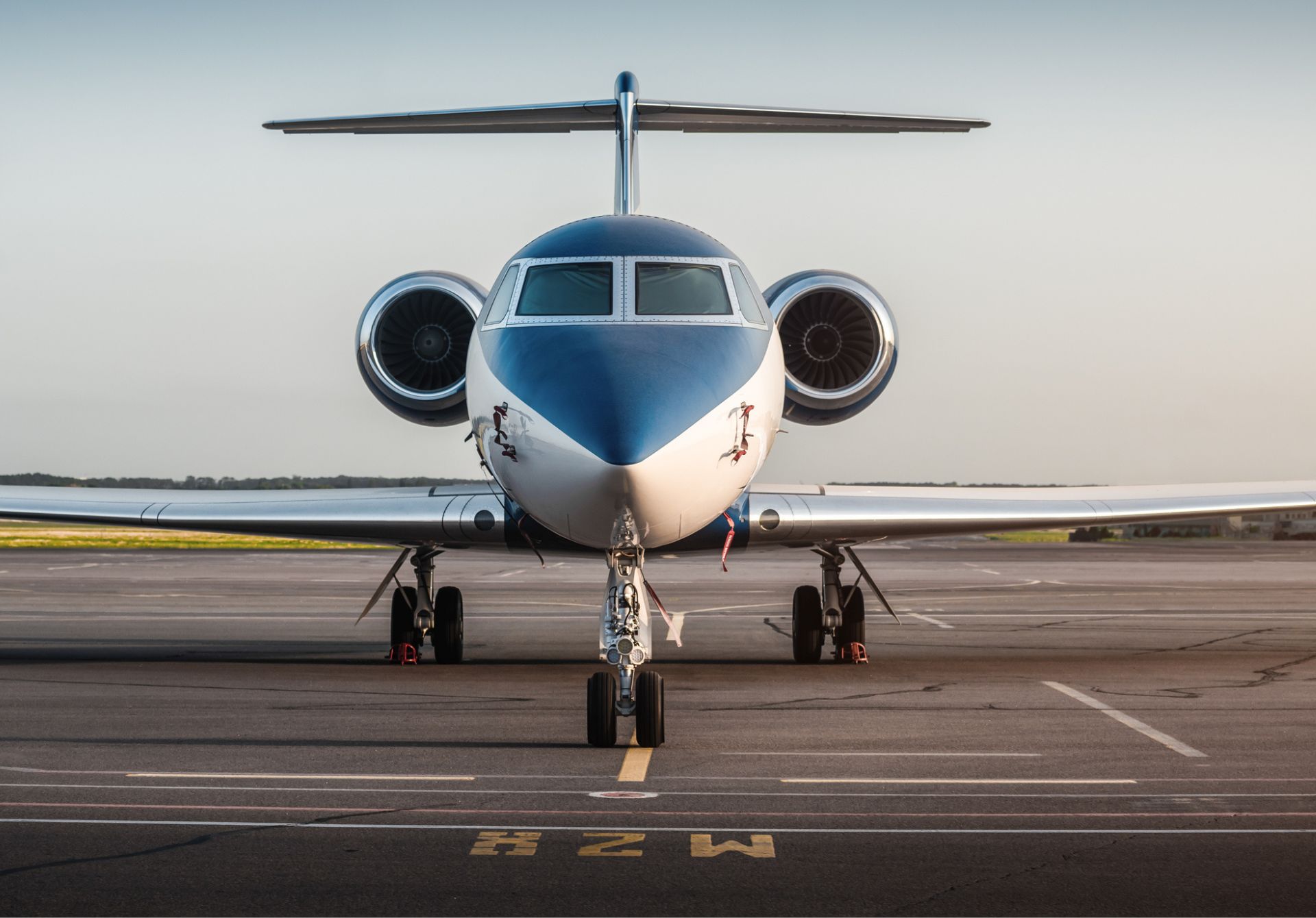 Image of Private Jet On The Ramp