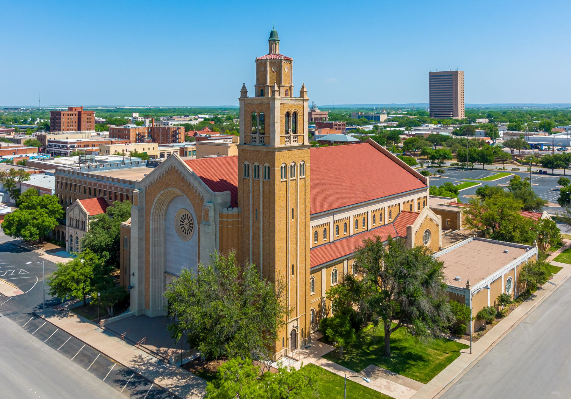 Image of Aerial View Of Downtown Abilene Texas