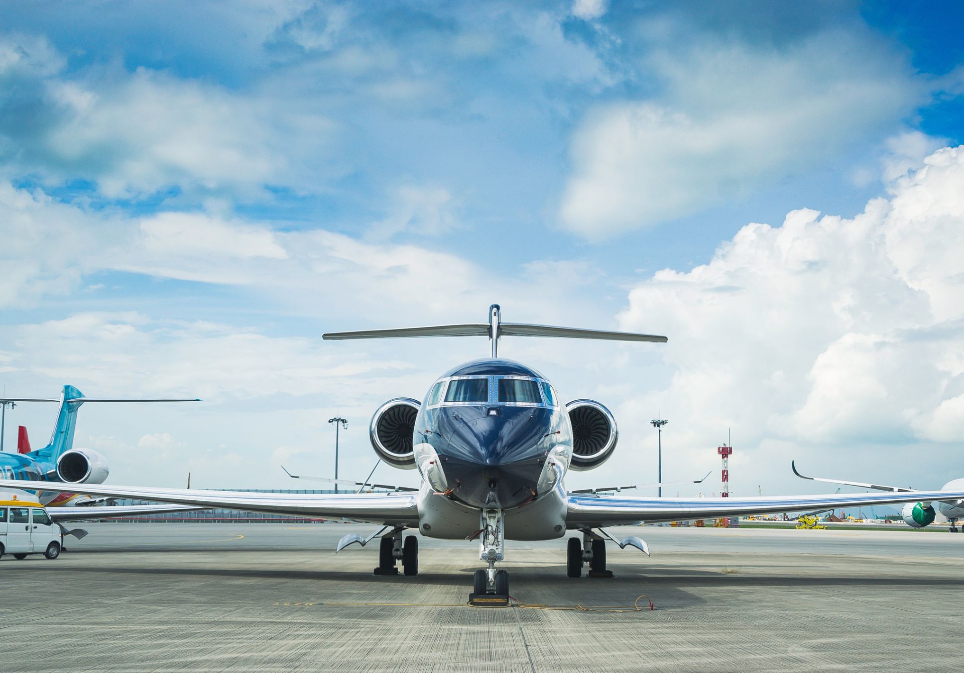 Image of Private Jet Ready For Departure To Ocean City Maryland