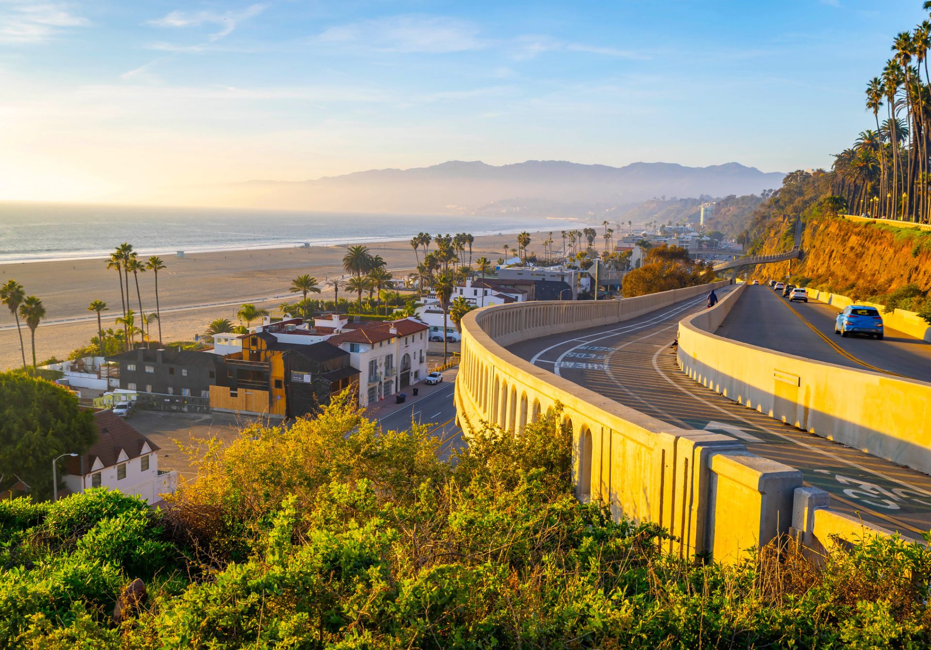 Image of Sunset View Of Santa Monica Coastline