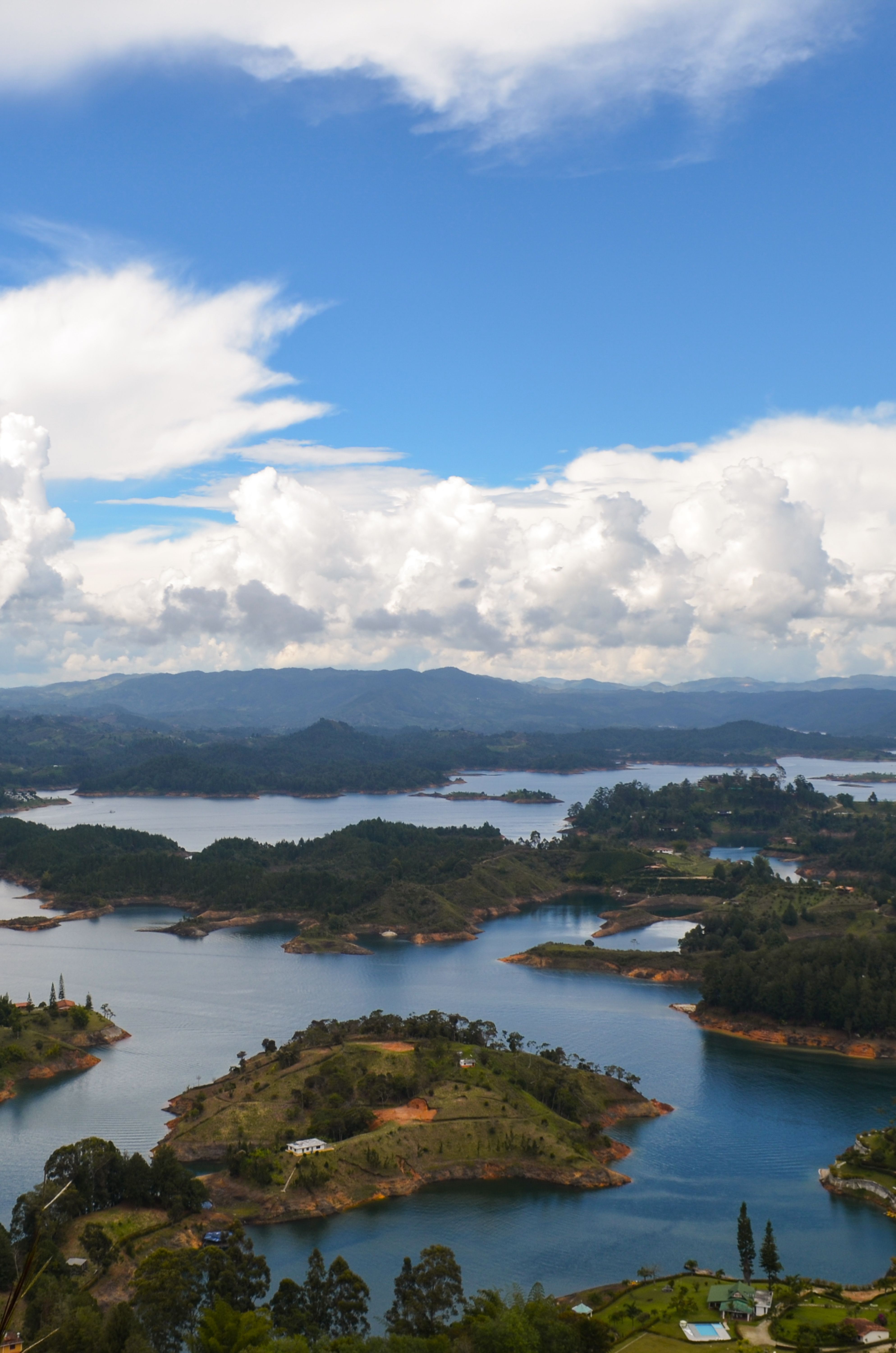 Image of Guatape Reservoir In Antioquia Colombia